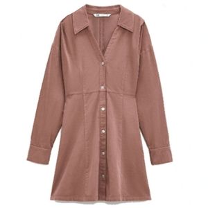 Zara Long Sleeve Dress in Dusty Rose